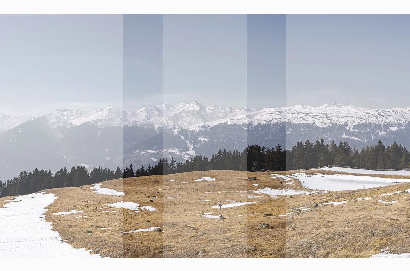 Der Panoramakopf sorgt (bei einem mehrzeiligen Panorama gemeinsam mit dem Nodalpunktadapter) für die nötige, gleichmässige Überlappung der Einzelbilder