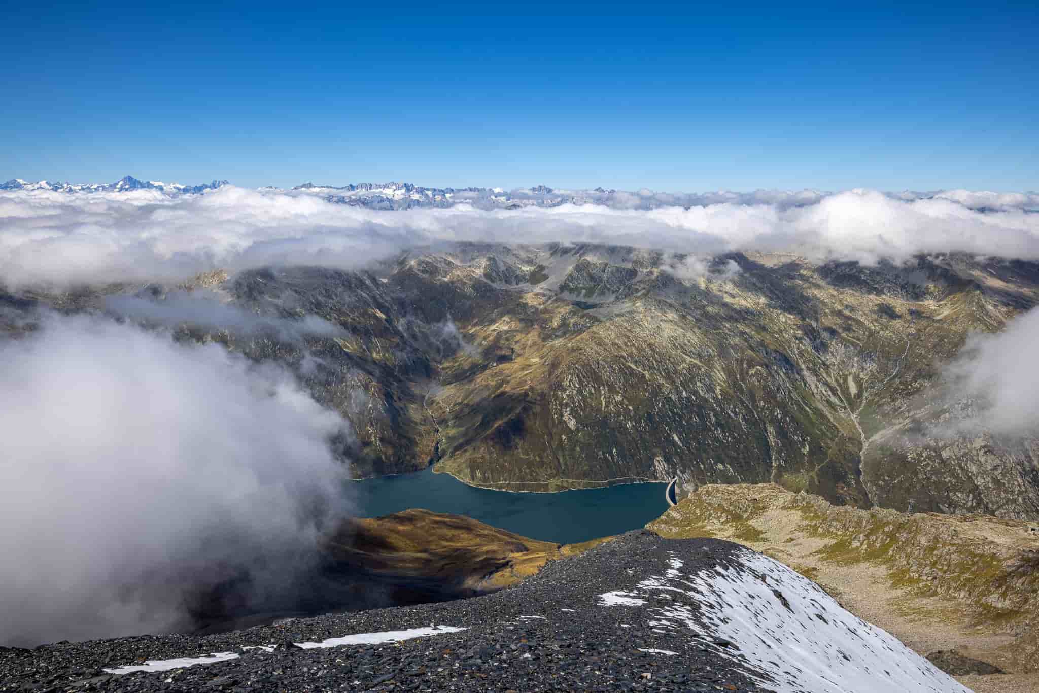 Above the clouds