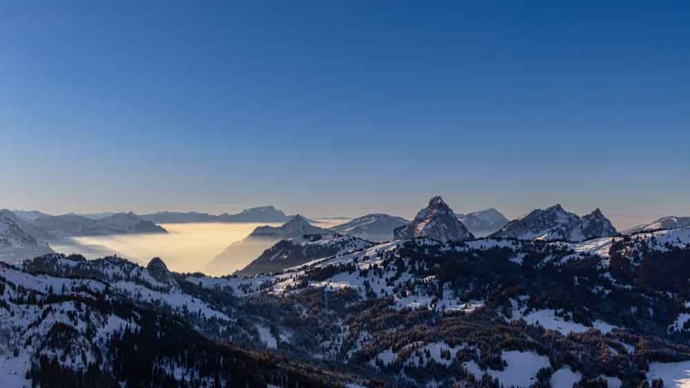 Januar 2023 – Nebel über dem Vierwaldstättersee