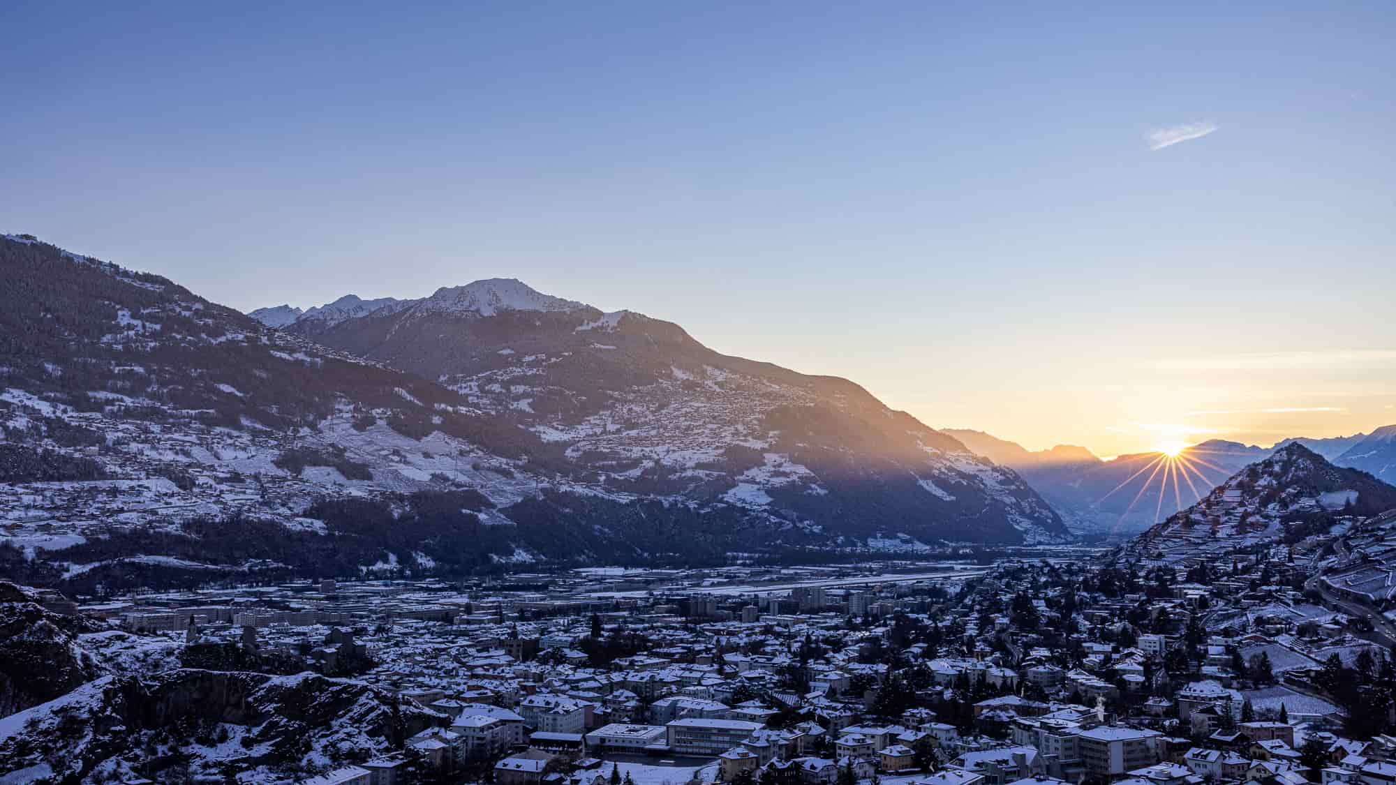 Sion im Winter