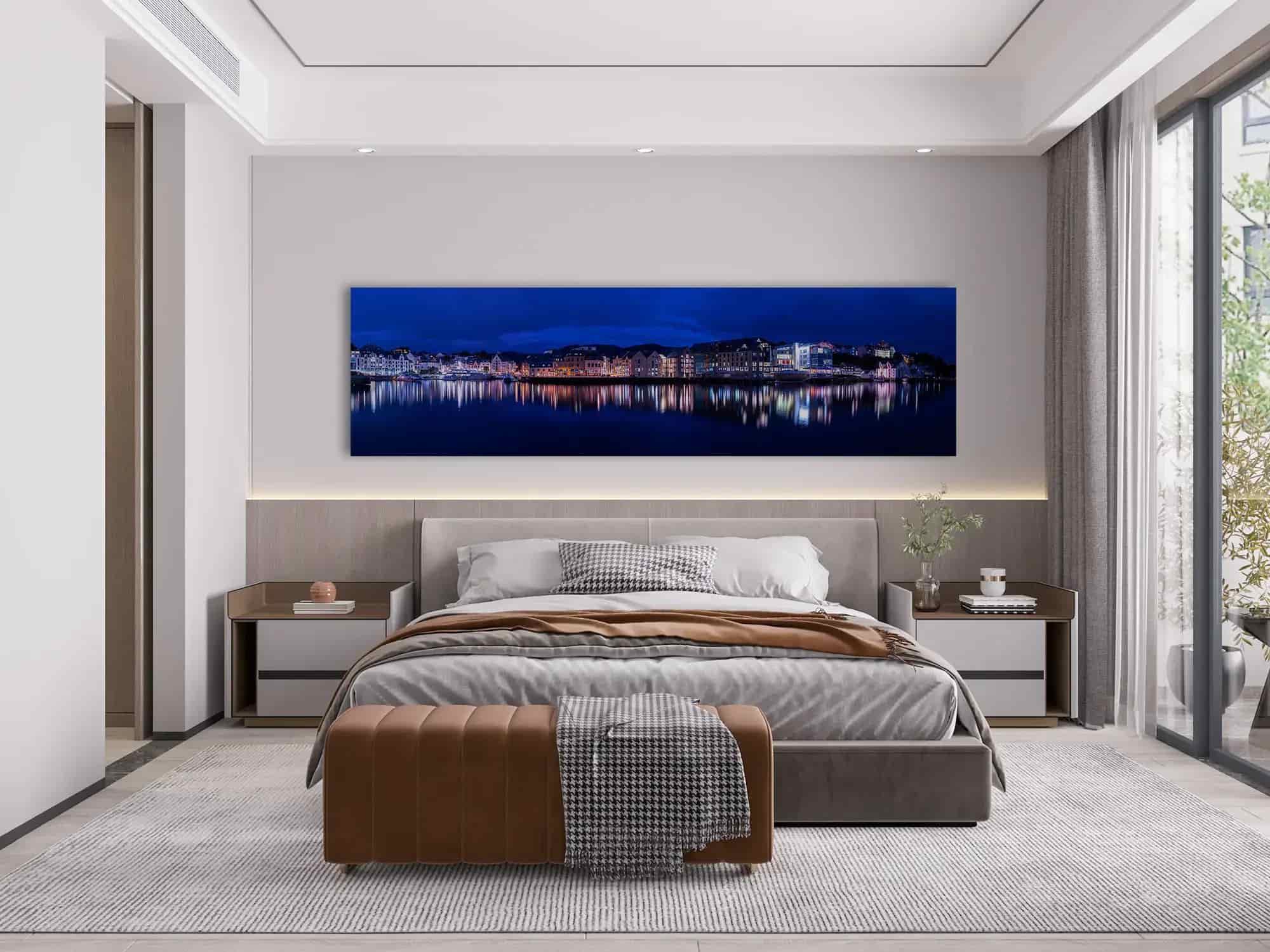 Hafensymphonie im Blau Mockup