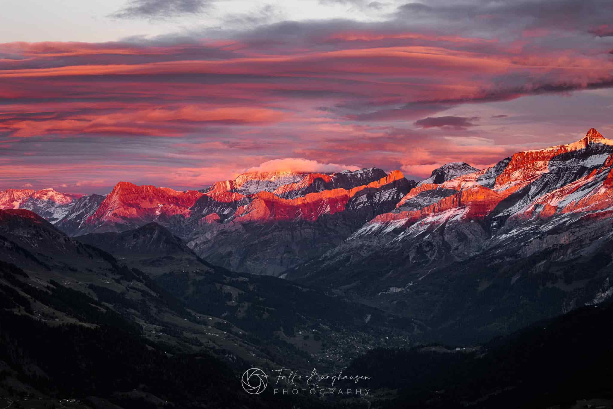 Purpurberge der Diablerets