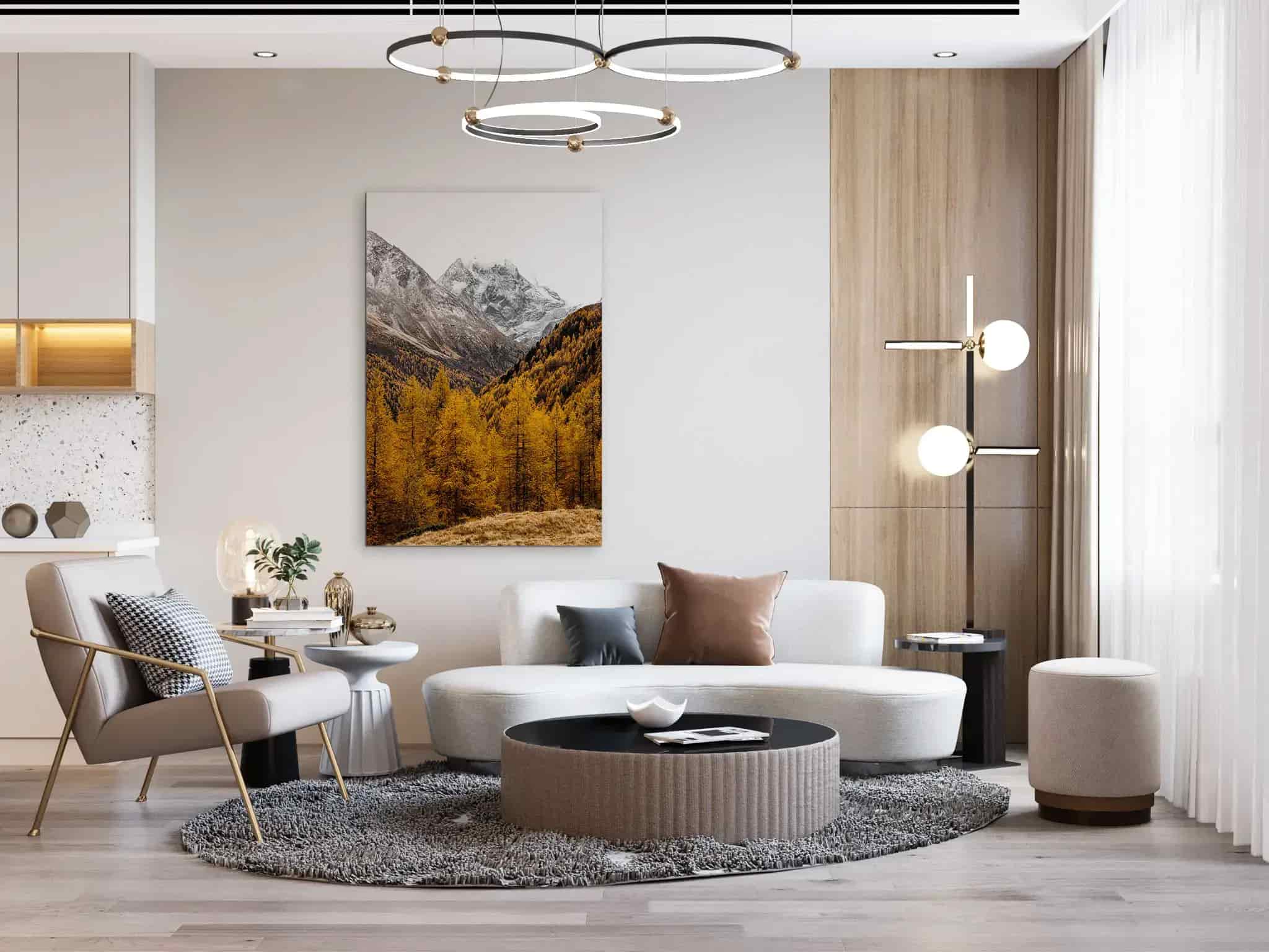 Golden larches of Val d'Hérens Mockup