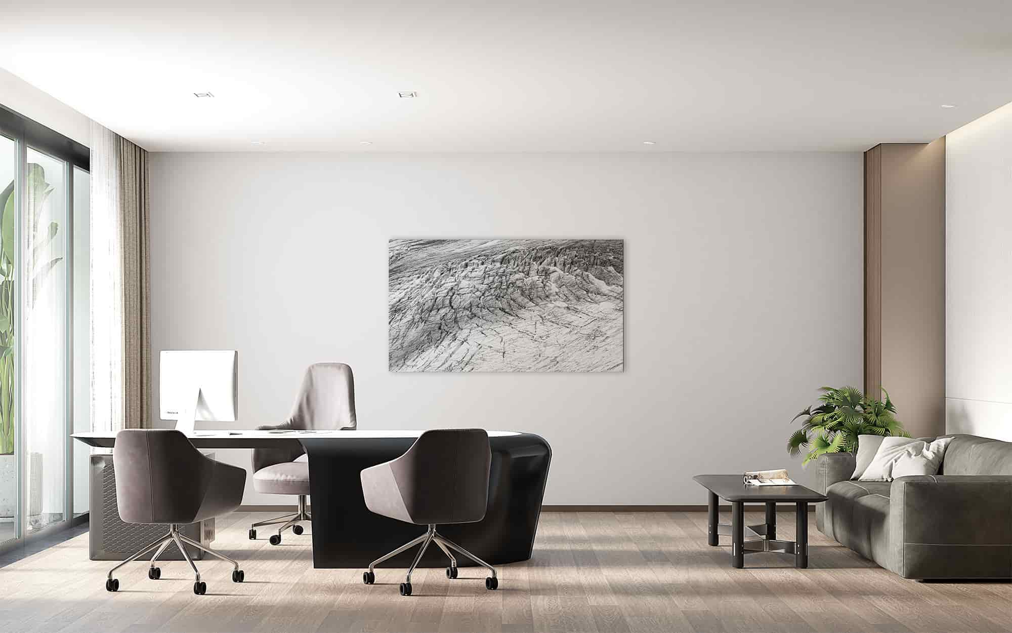 Gletscherstrukturen Mockup