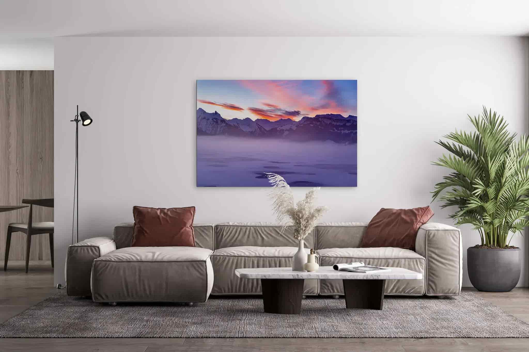 Farben des Frosts Mockup