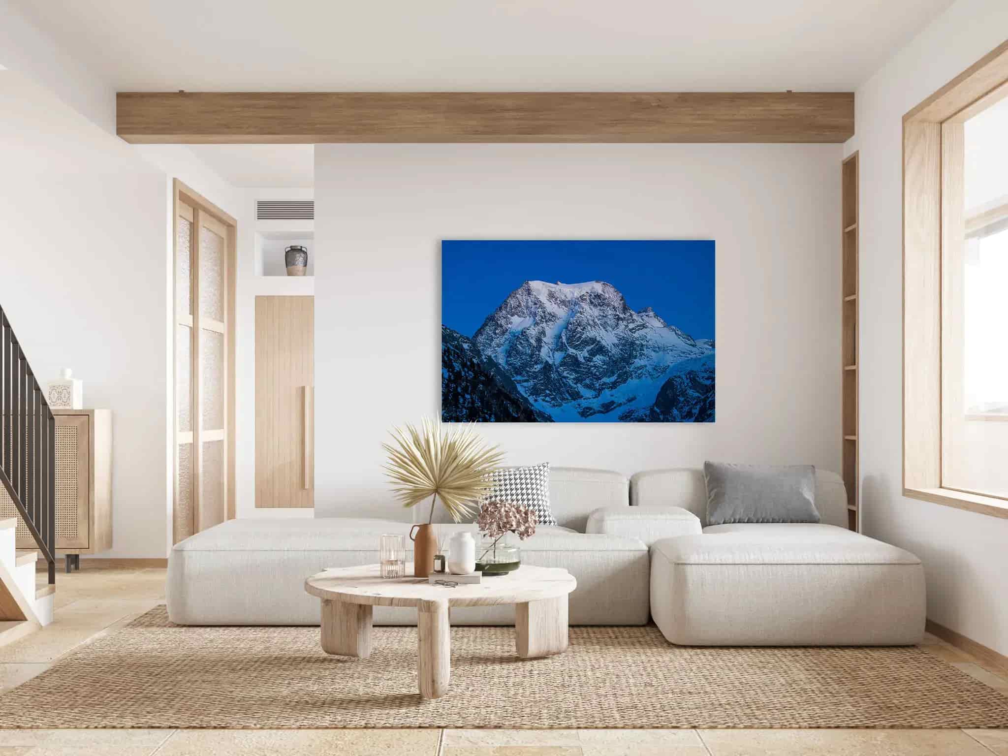Mont Collon Glacier Crest Mockup