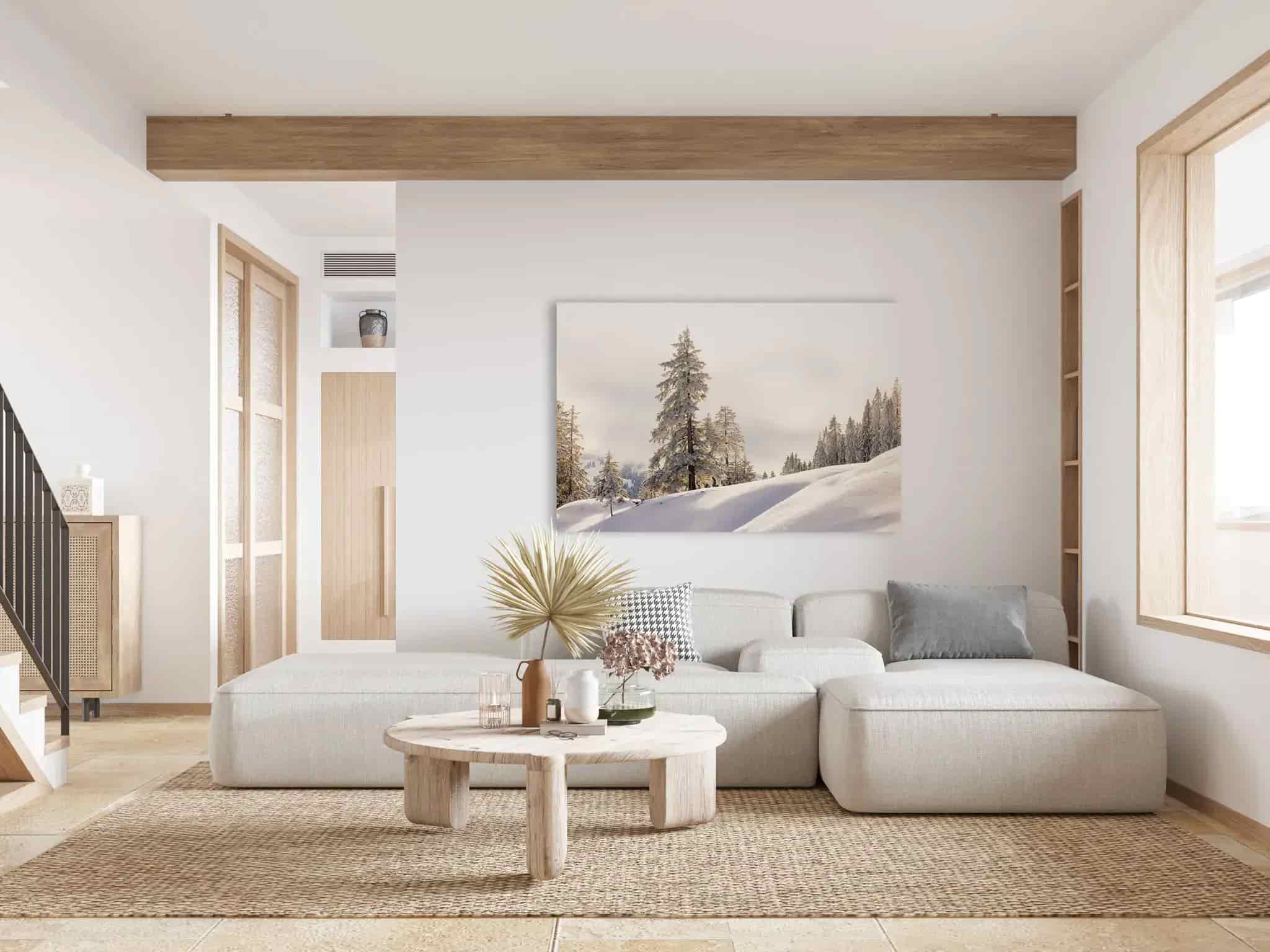 Winterliches Goldflüstern Mockup