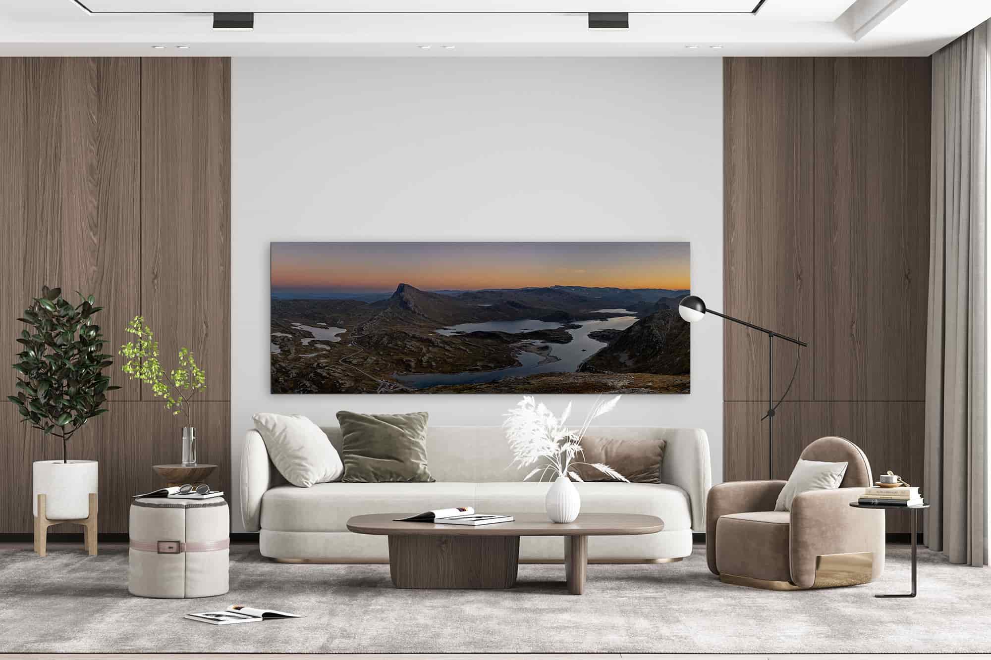 Der einsame Berg Mockup