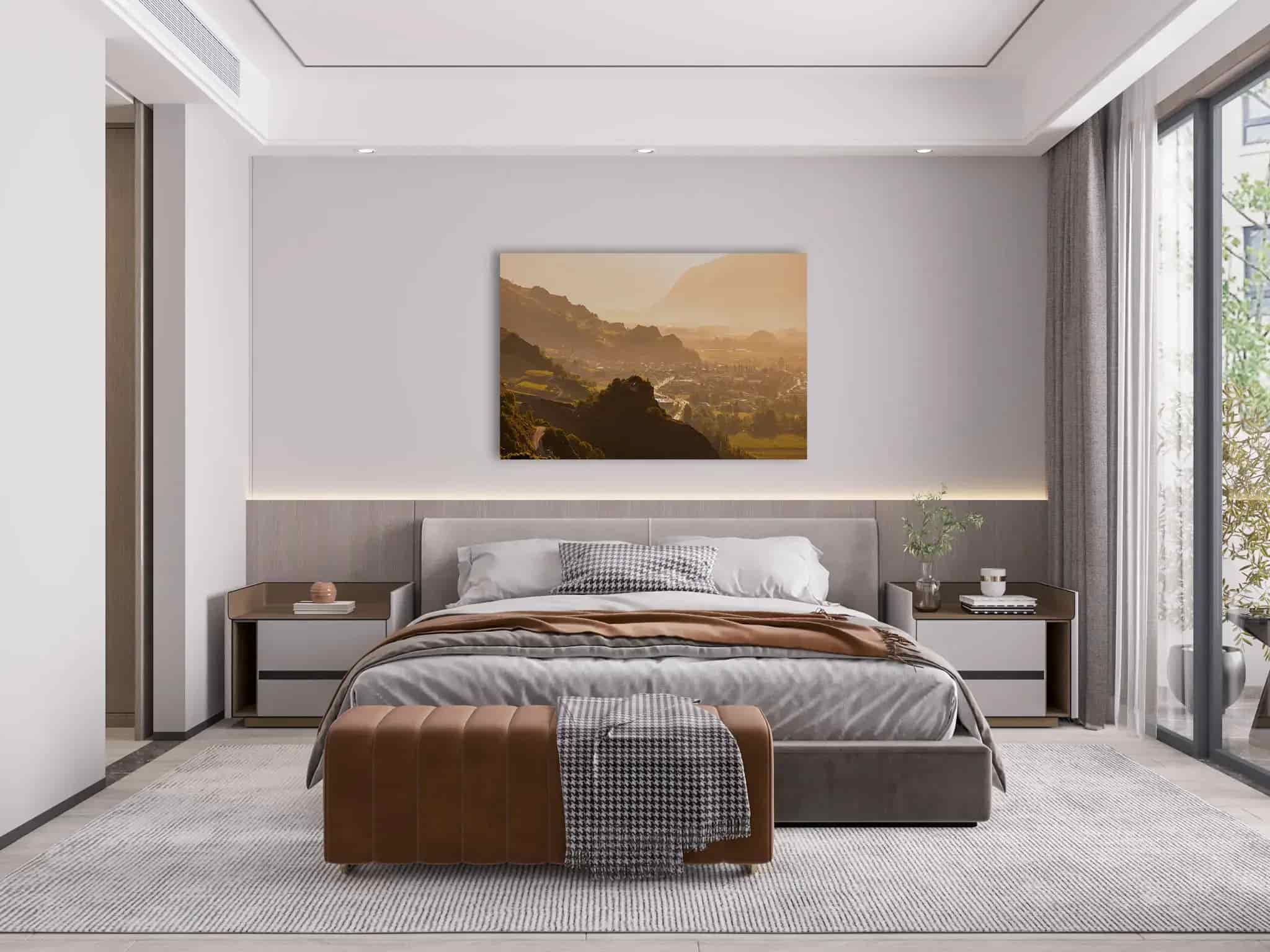 Golden Awakening in the Rhone Valley Mockup