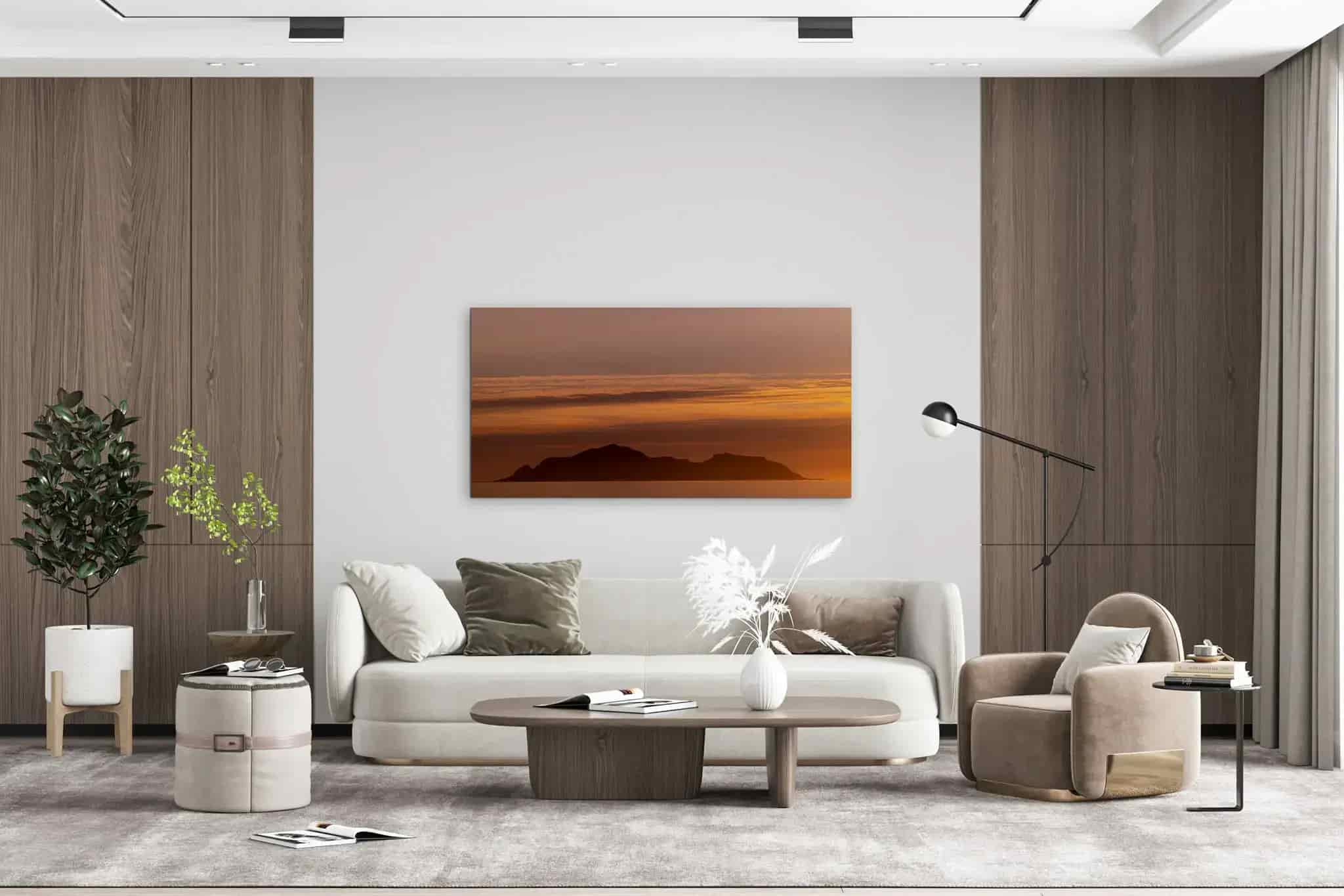 Abendliches Küstenjuwel Mockup