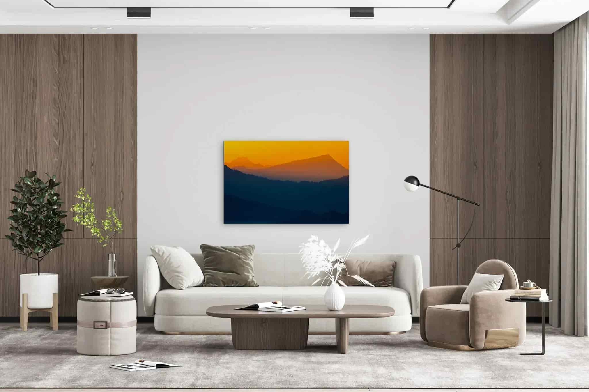 Alpine Glow of Central Switzerland Mockup