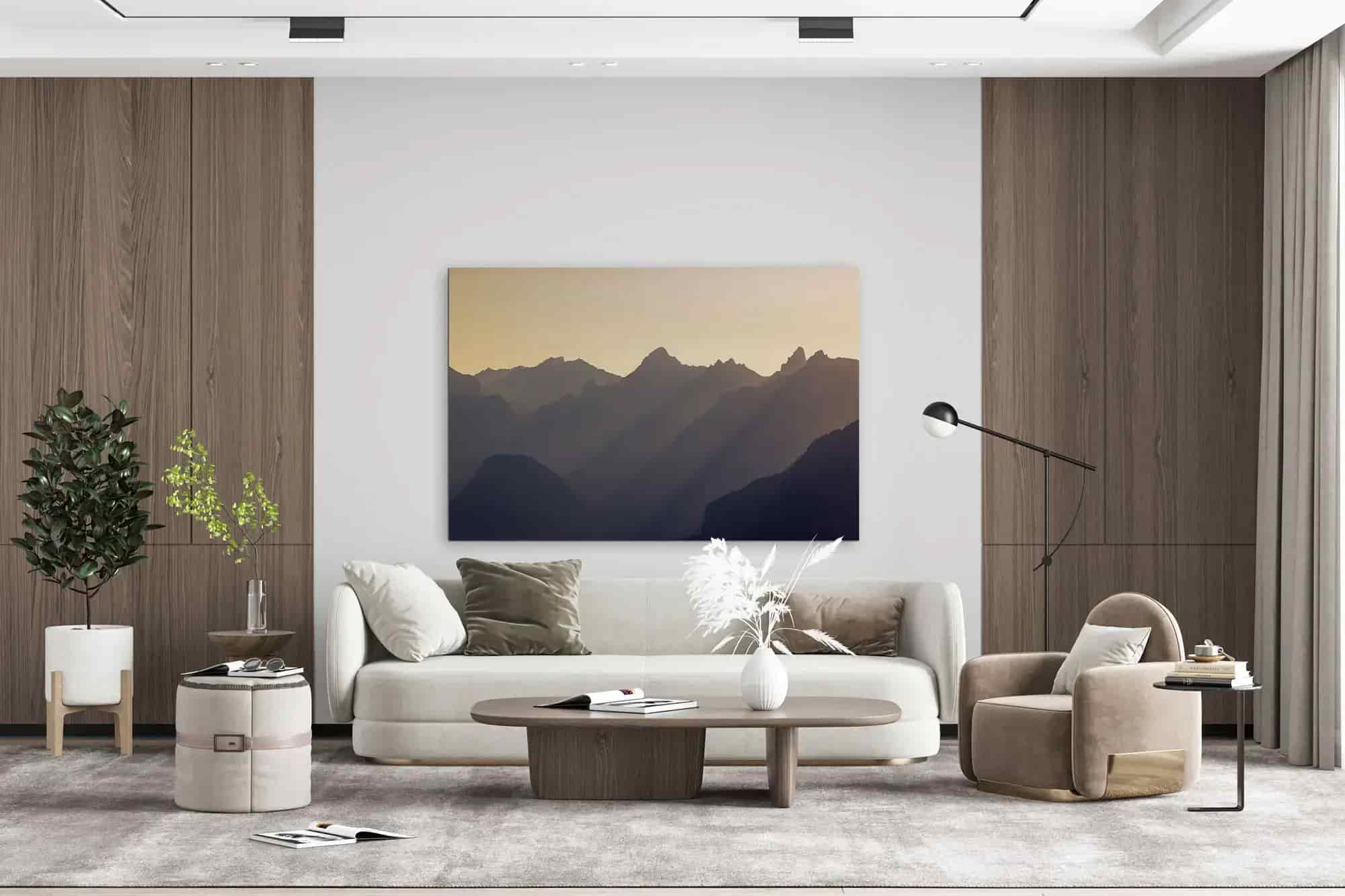 The magic of golden light Mockup