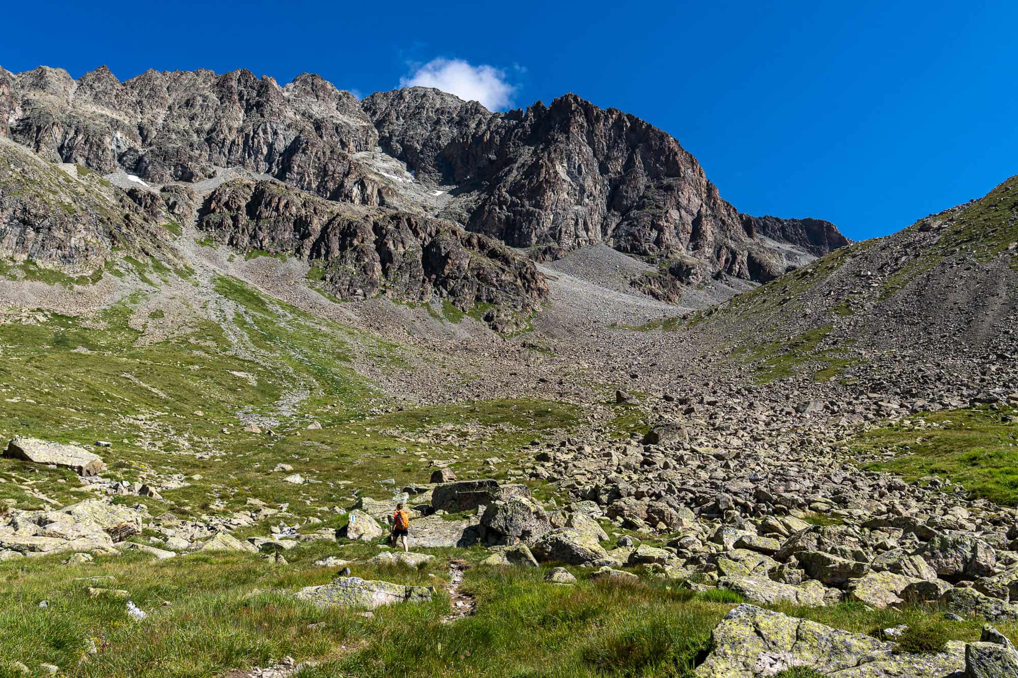 Under the Piz Julier near Muteratsch