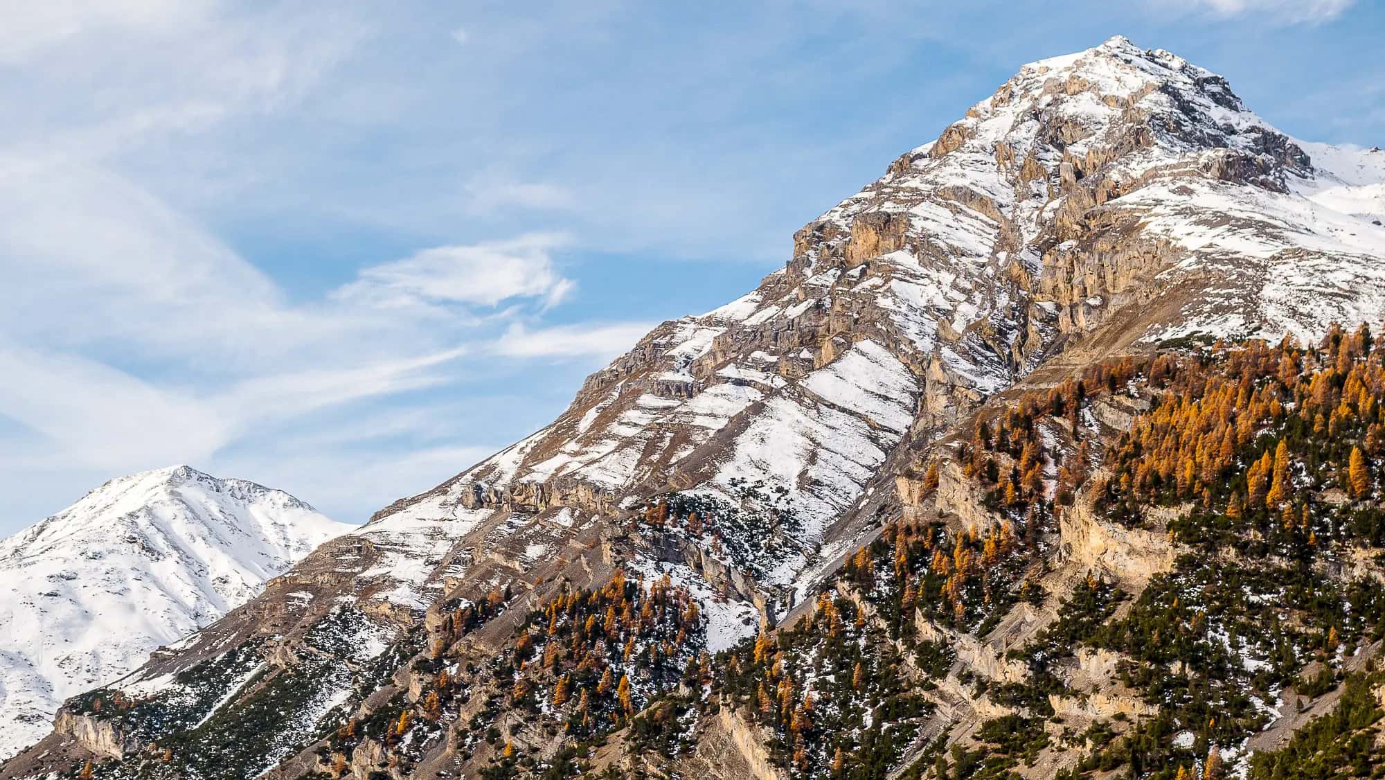 Engadiner Bergwelt im Herbst