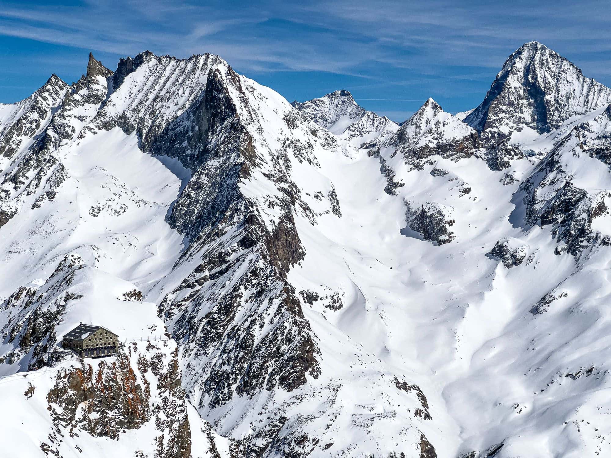 Die Cabane des Vignettes in einzigartiger Lage