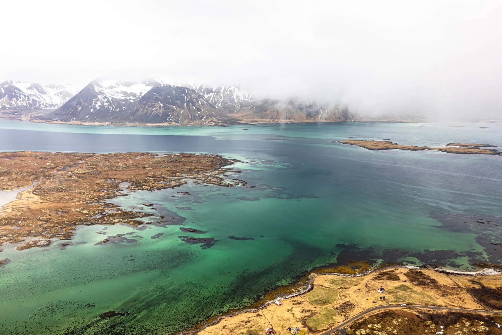 Eindrucksvolle Farben im Fjord