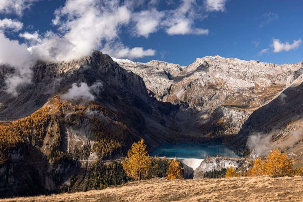 The Mont Lachaux near Crans Montana
