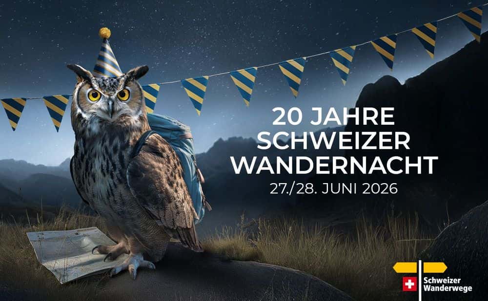 Join us for the 20th anniversary edition of the Swiss Hiking Night 2026