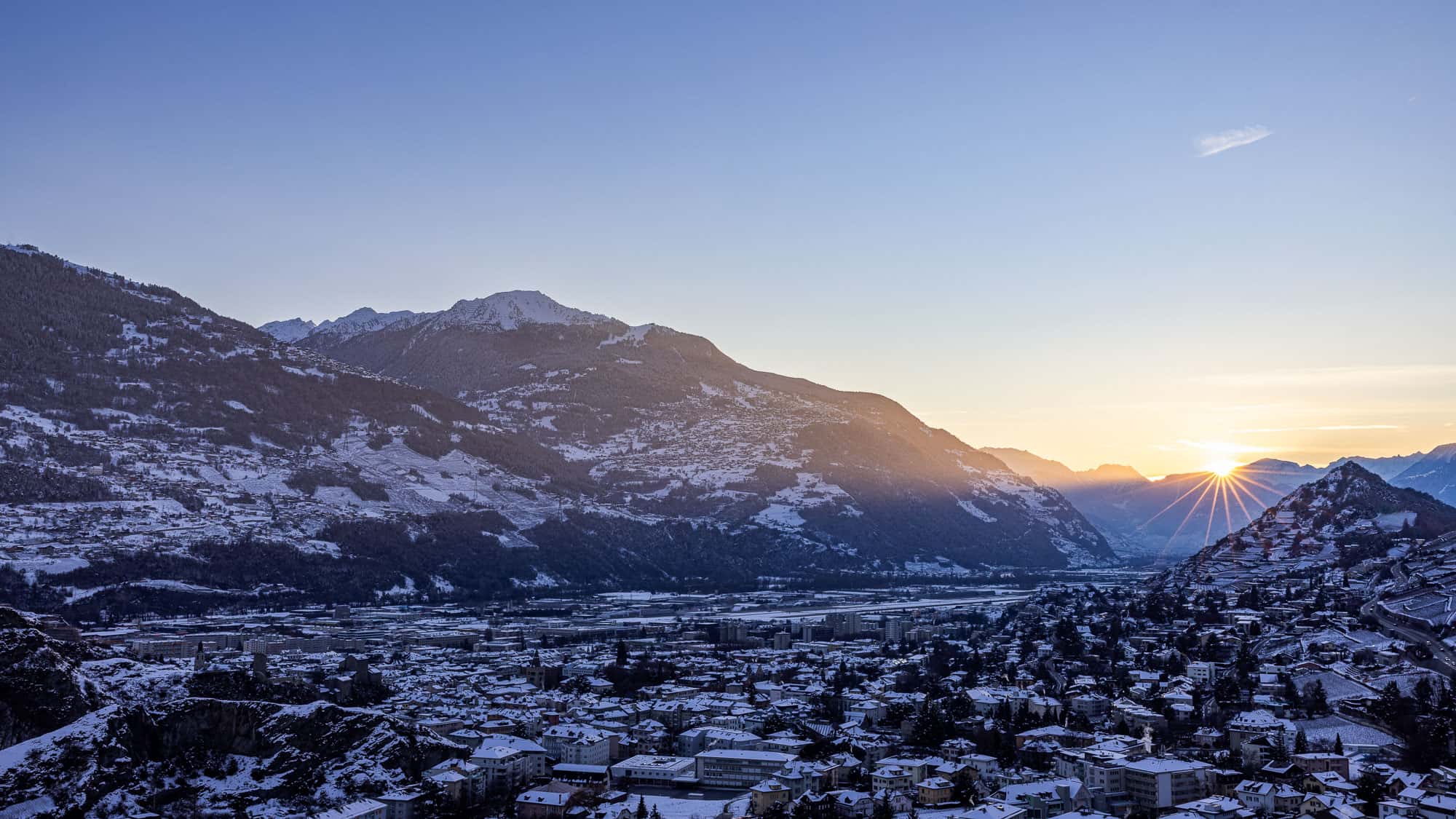Sion im Winter