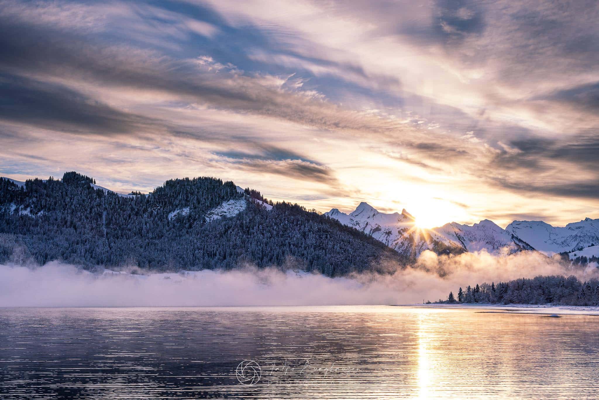 Morning shine at Sihlsee