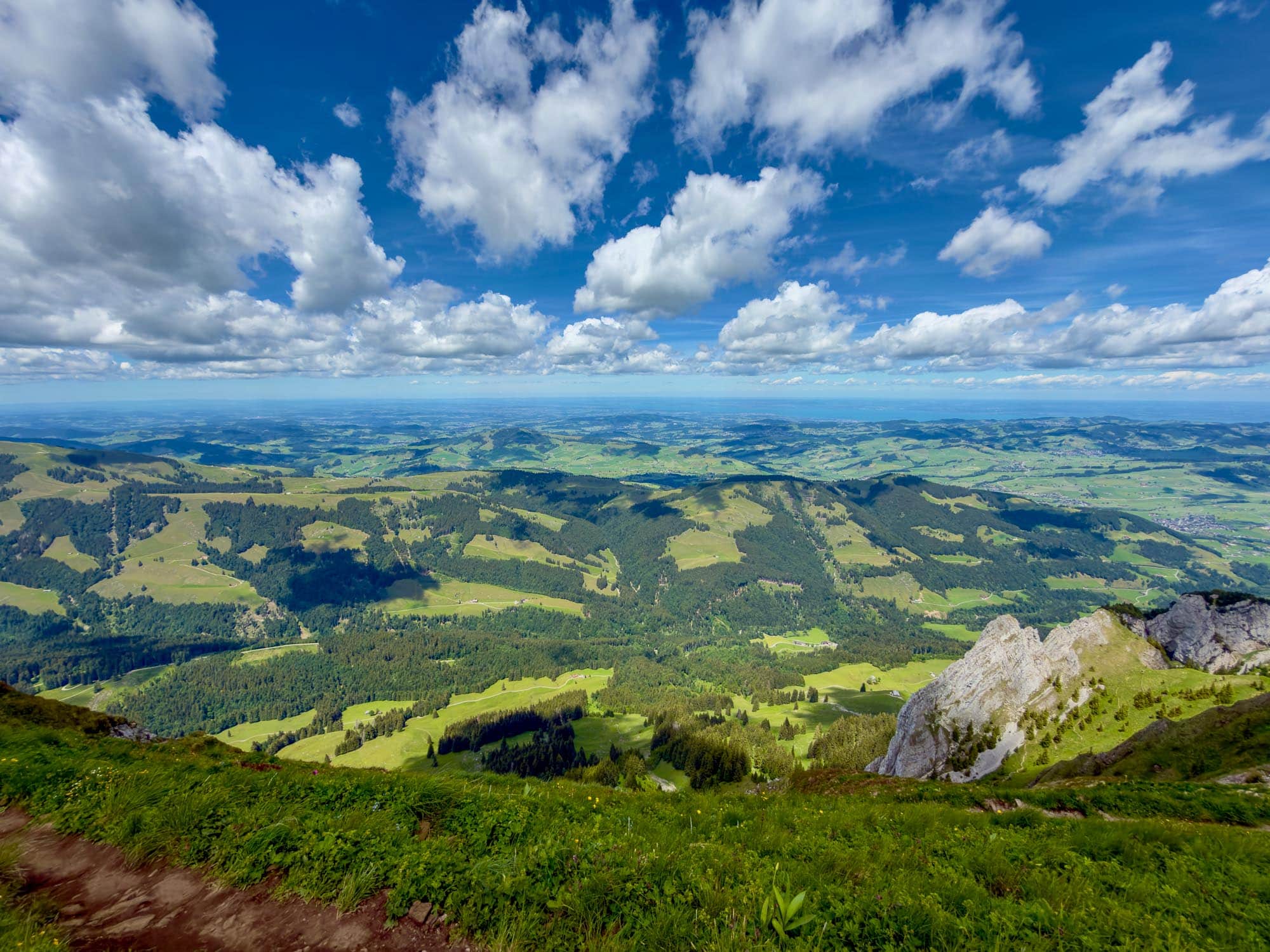 Endlose Aussicht