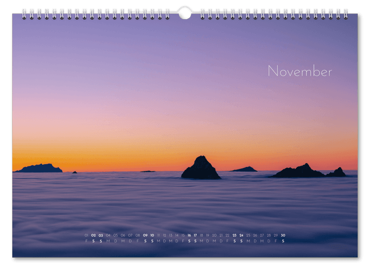 Mountains calendar 2024 10