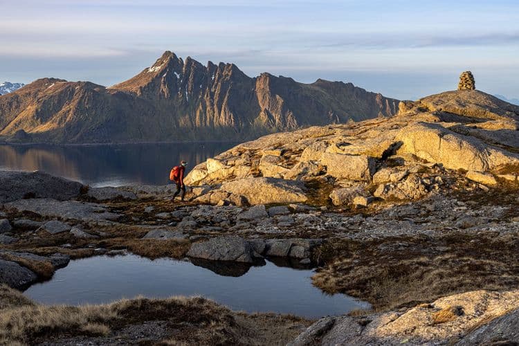 Wandern in der Mitternachtssonne