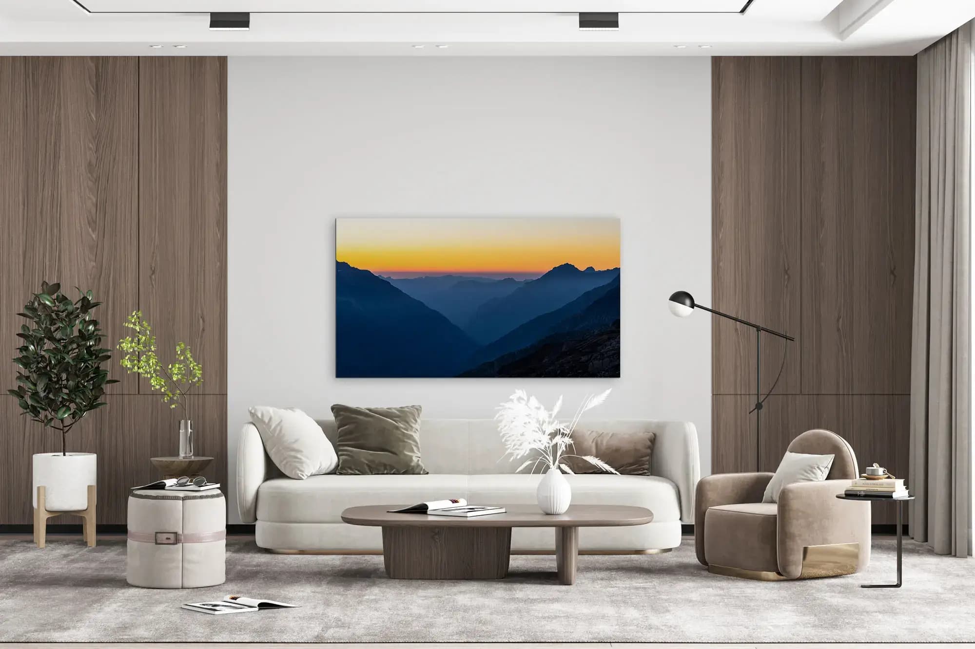Play of Light at Dusk Mockup