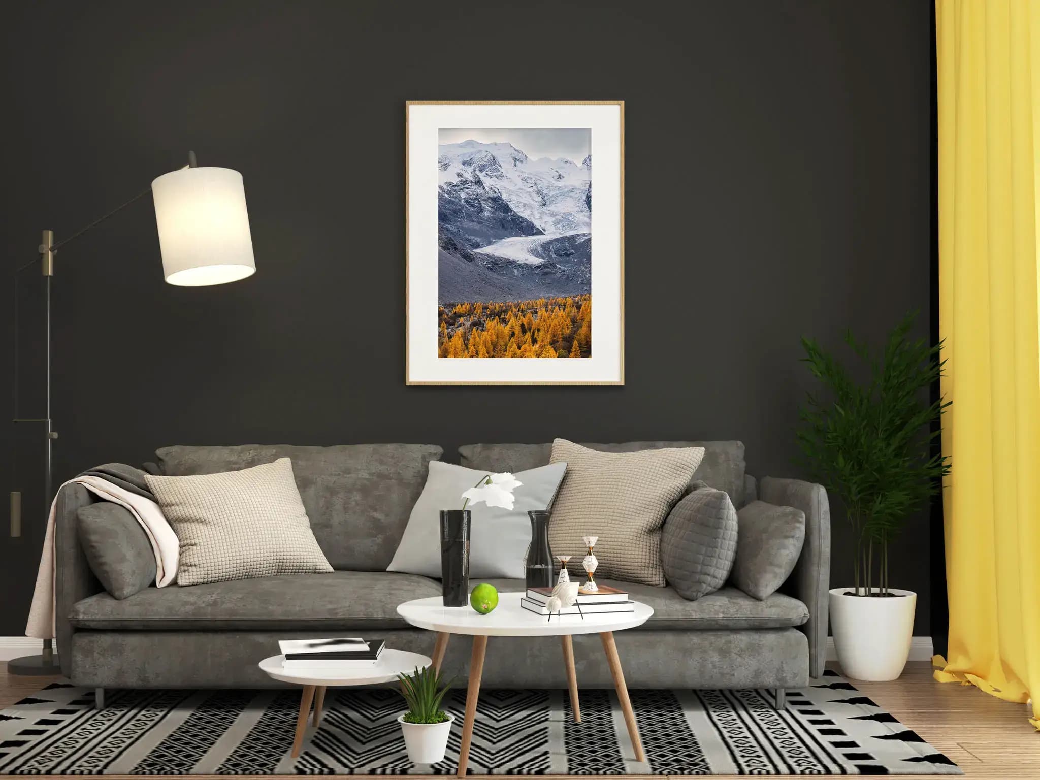 Herbstzauber am Morteratsch Mockup