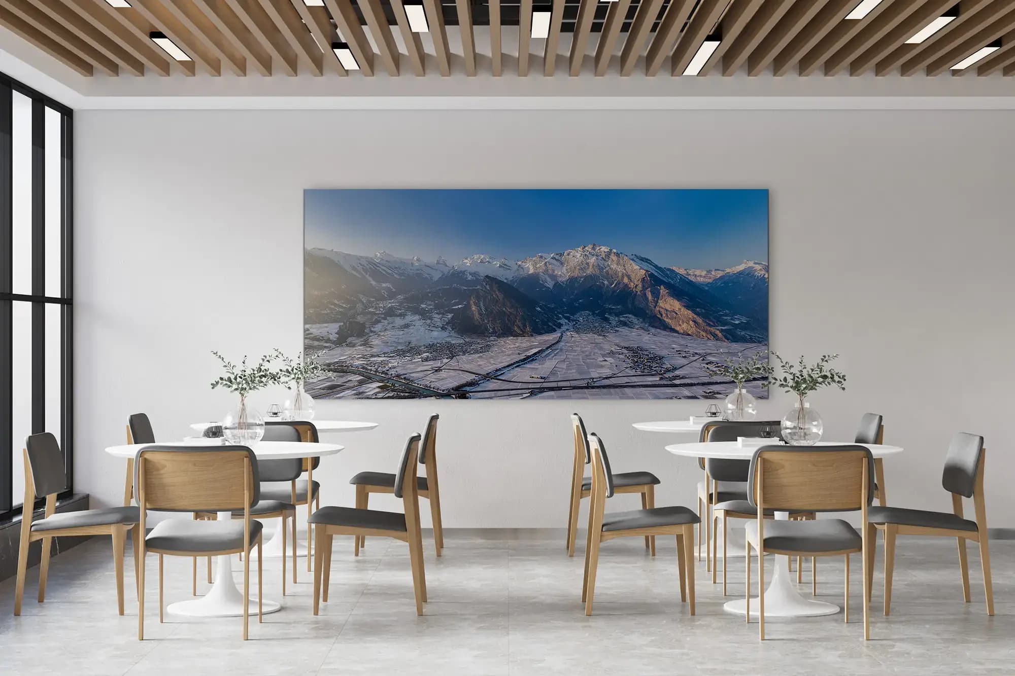 In the heart of Valais Mockup