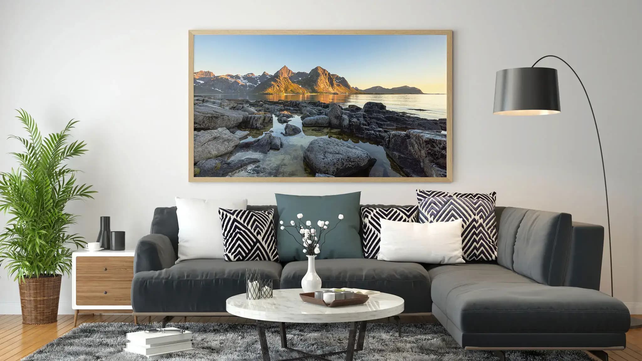 Lichtgold der Lofoten Mockup