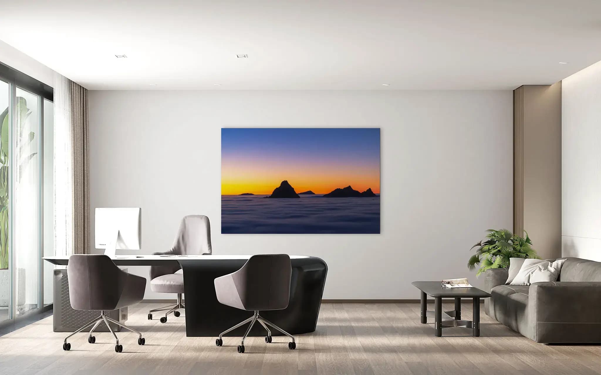 Beacon of sky colors Mockup