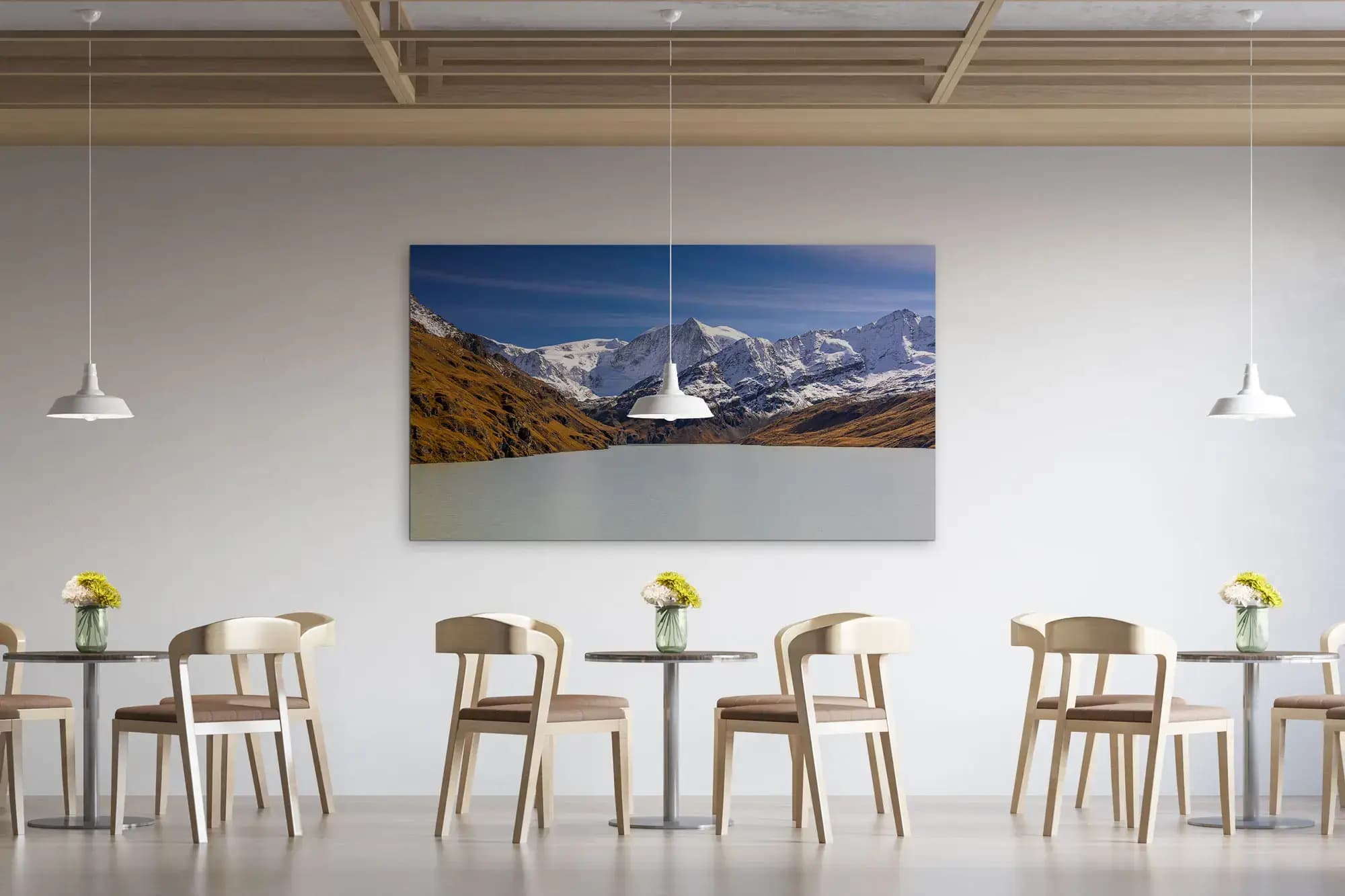 Alpine jewel Mont Blanc de Cheilon Mockup