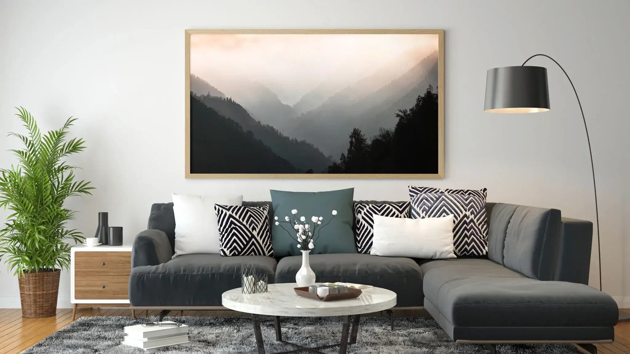 Secrets of the Foggy Mountains Mockup
