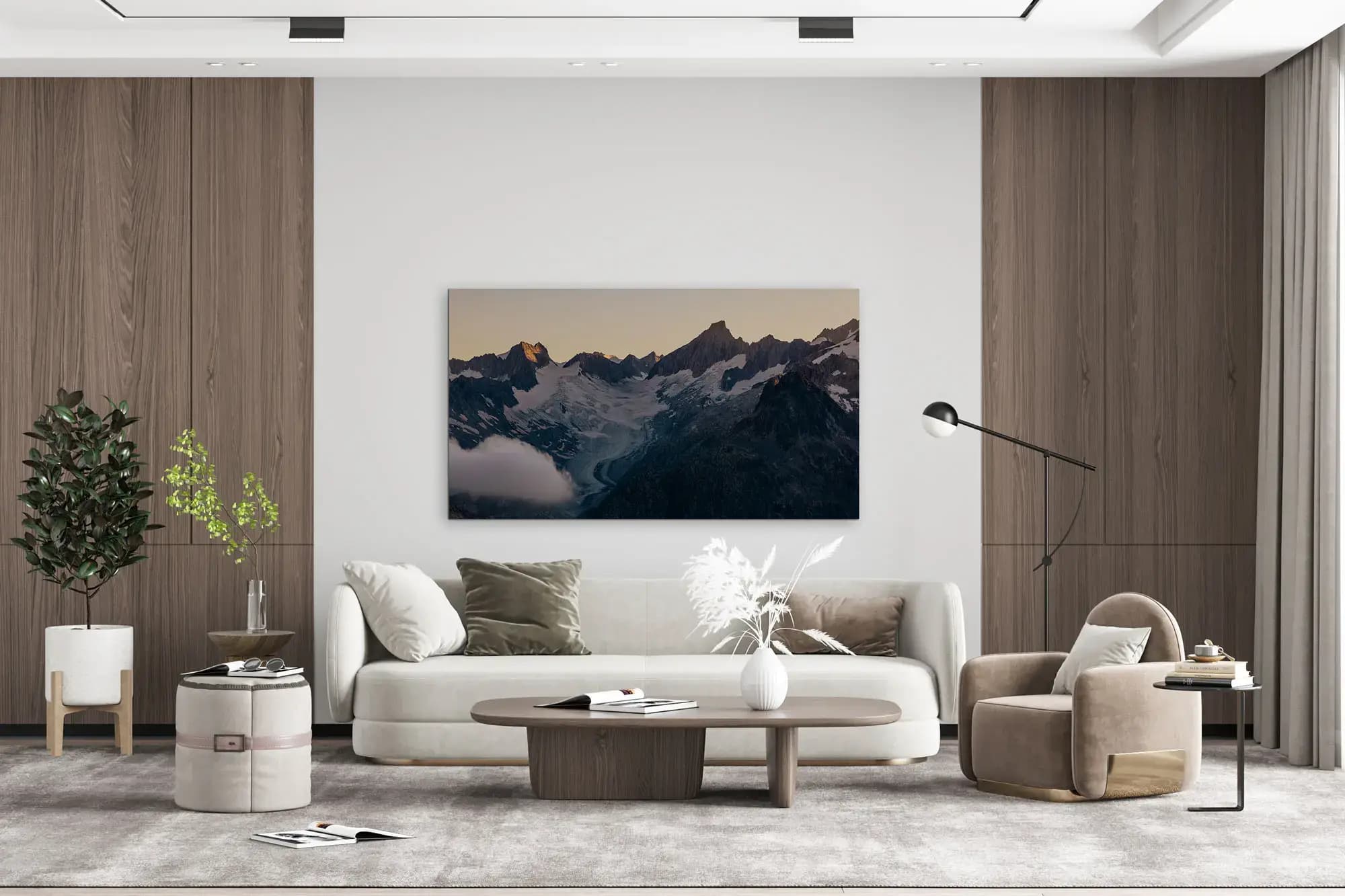 Silent power of the Oberaarhorn Mockup