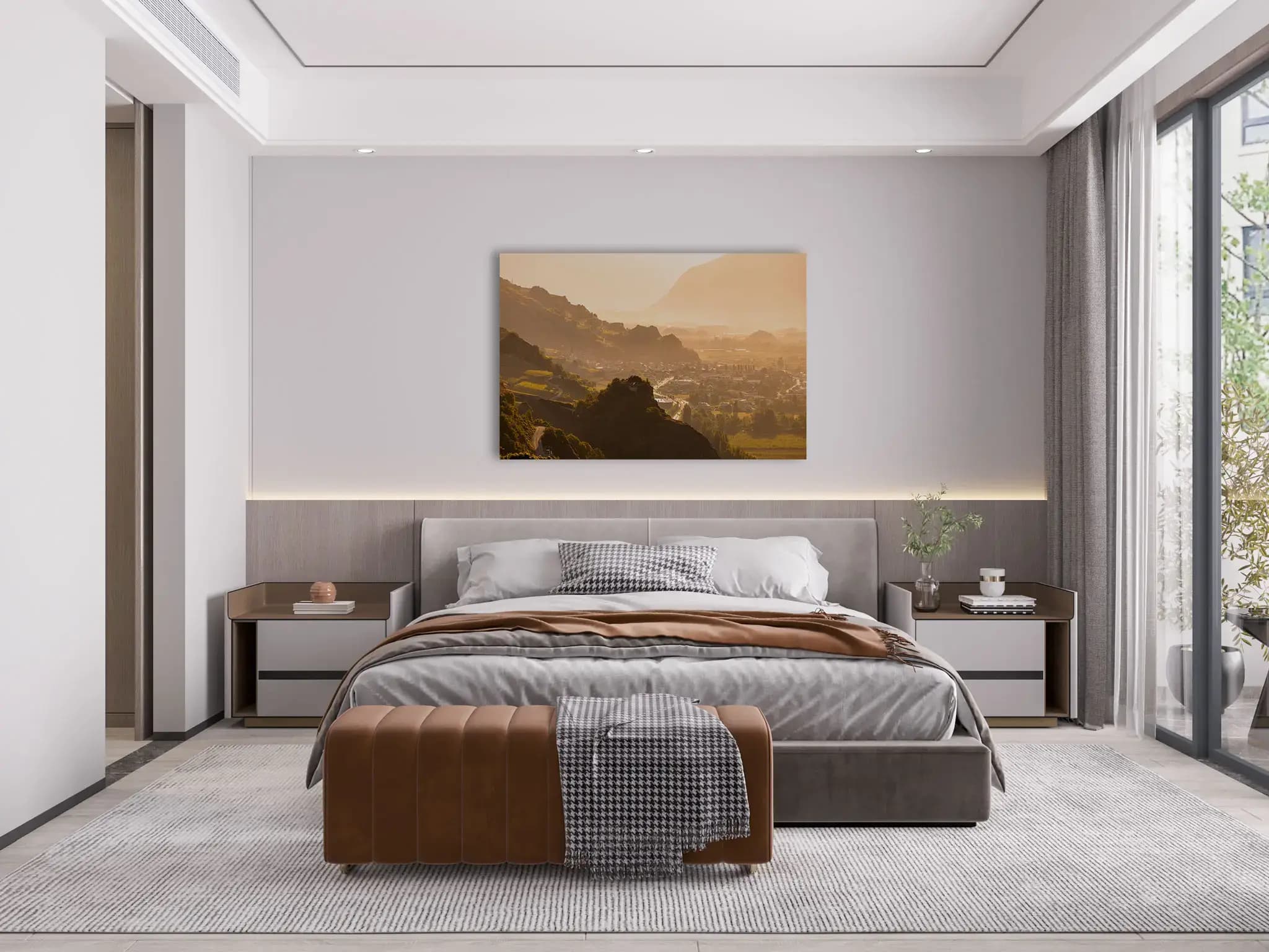 Golden Awakening in the Rhone Valley Mockup