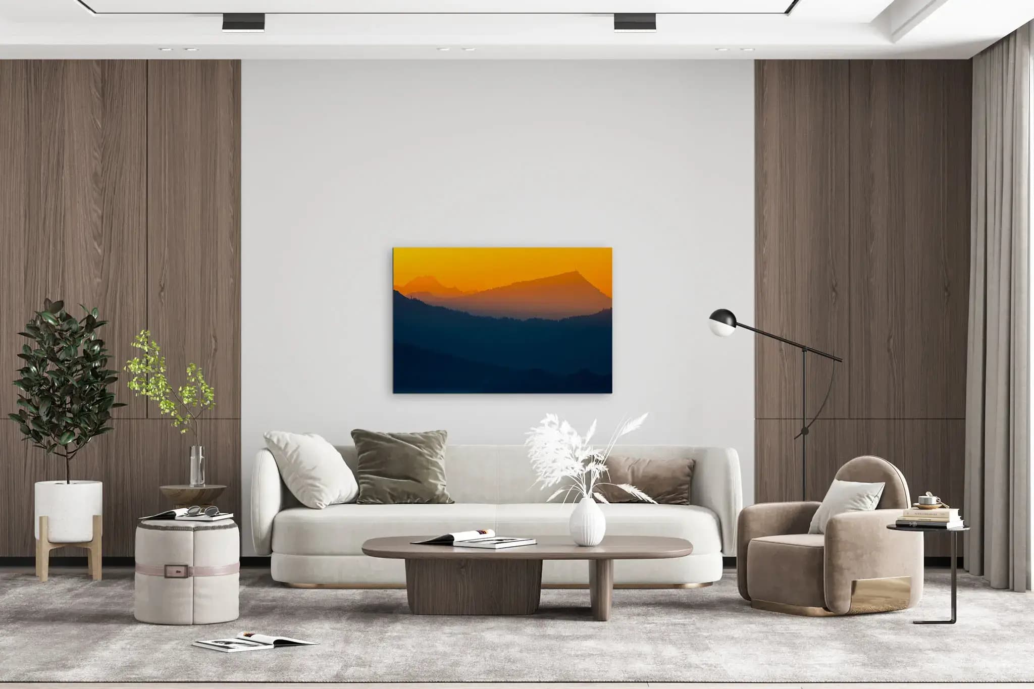 Alpine Glow of Central Switzerland Mockup