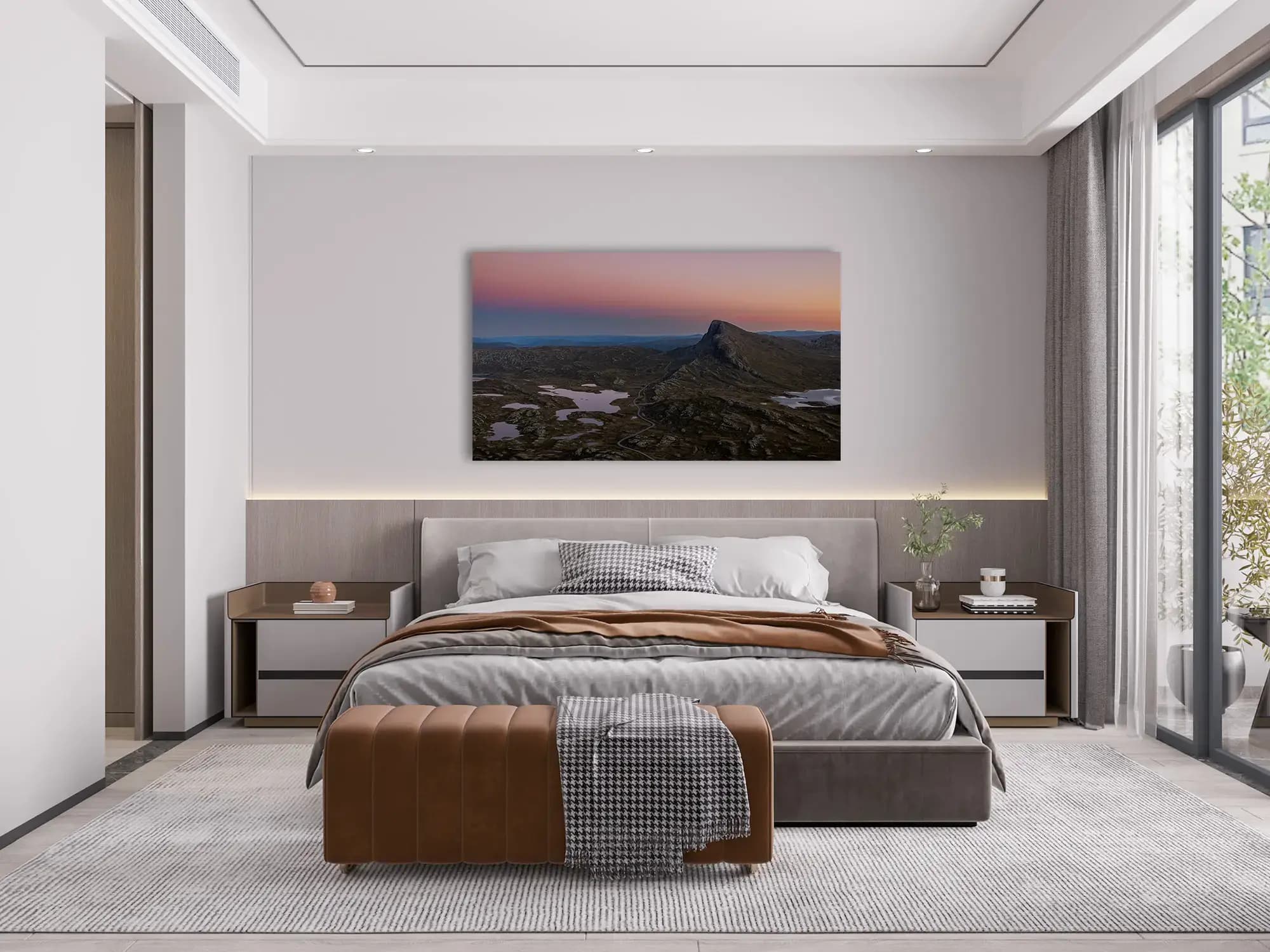 Pastel over the Bitihorn Mockup