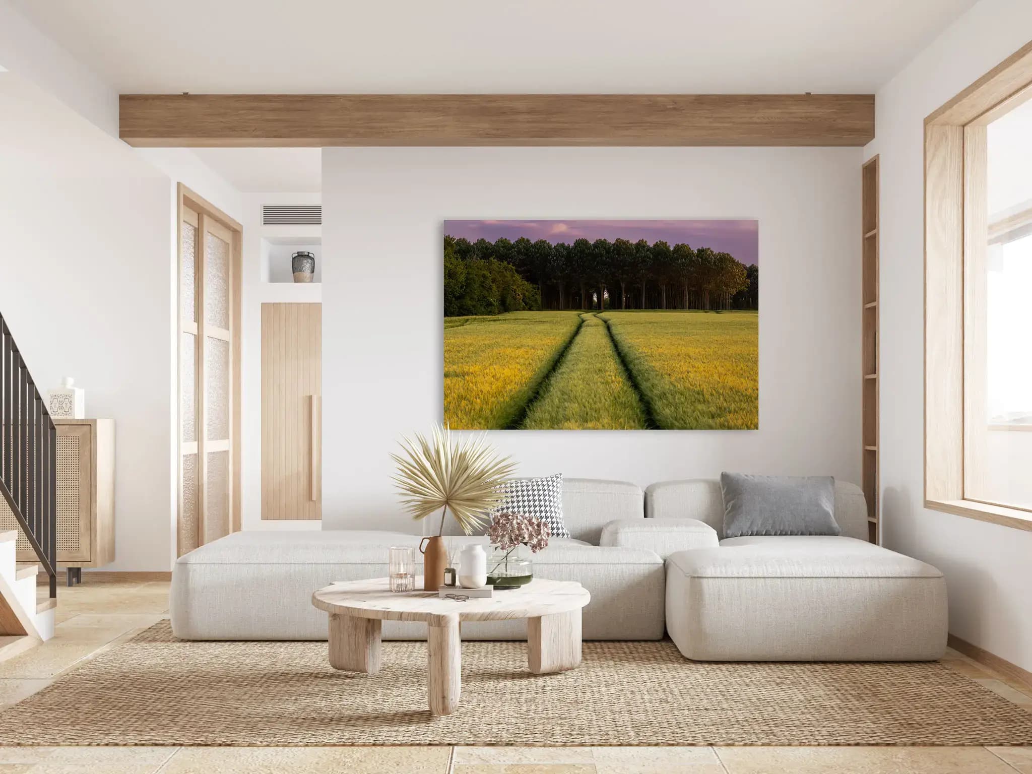 Goldenes Flüstern des Sommers Mockup