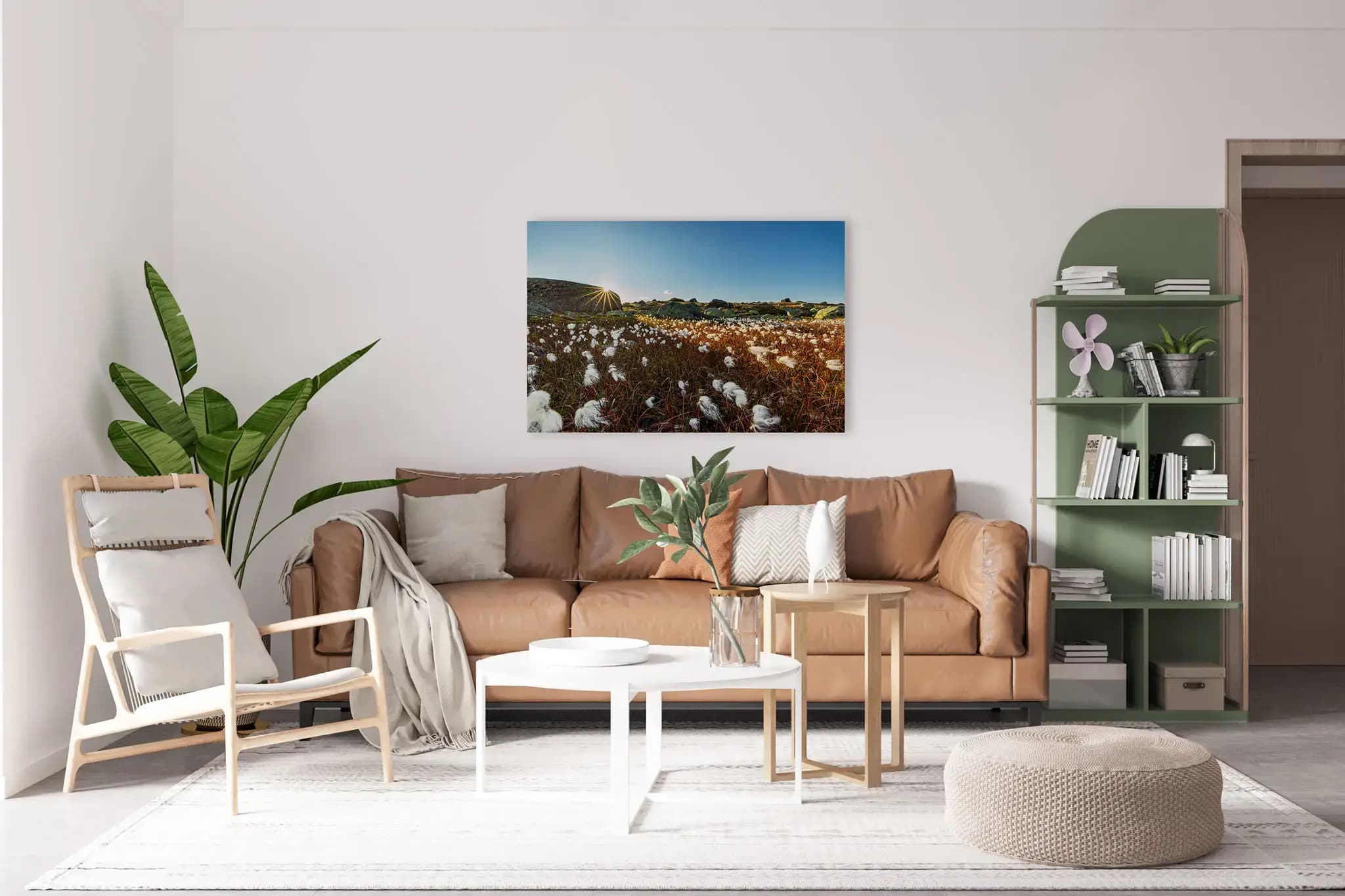 Eternal harmony in the sunset Mockup