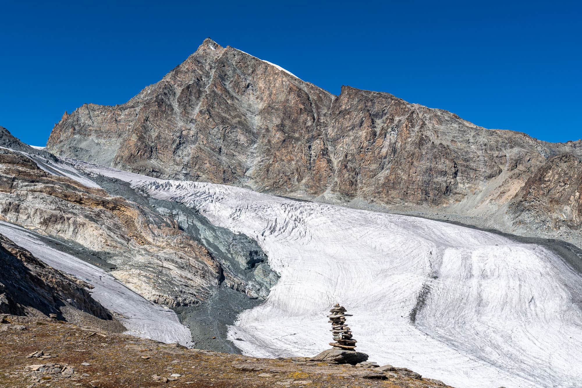Allalingletscher mit Namensgeber