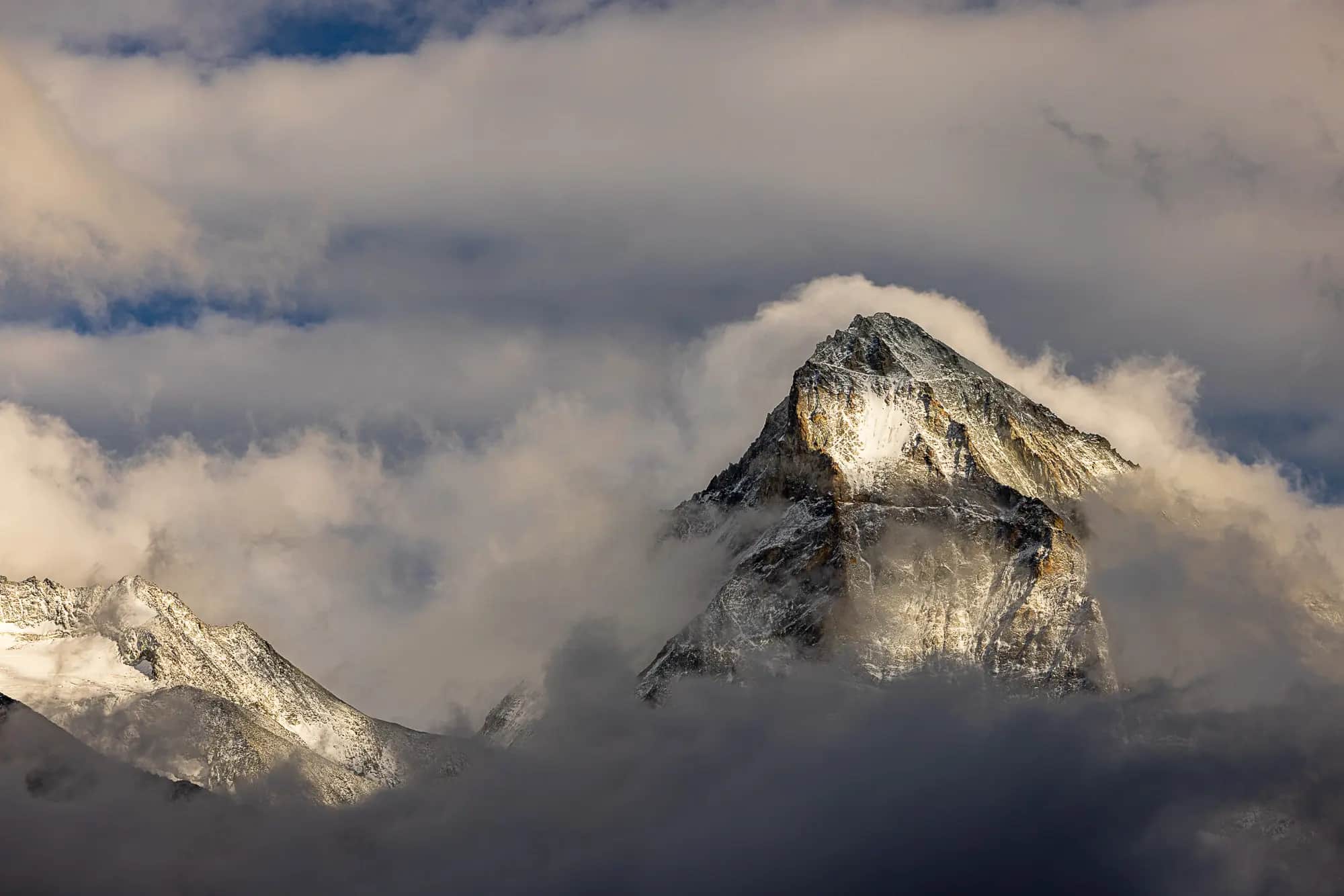 Slowly a piece of identity of the mountains disappears