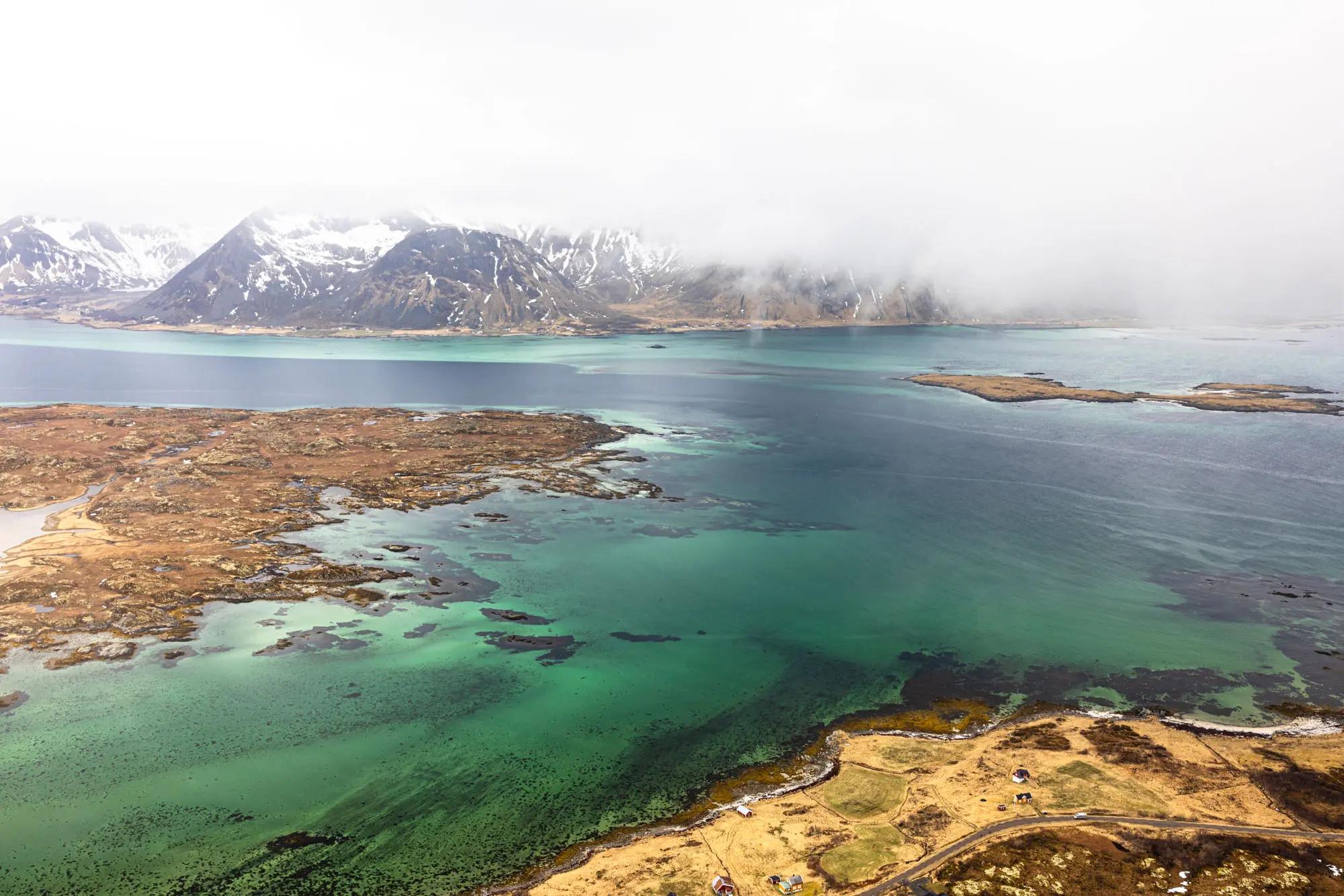 Impressive colors in the fjord