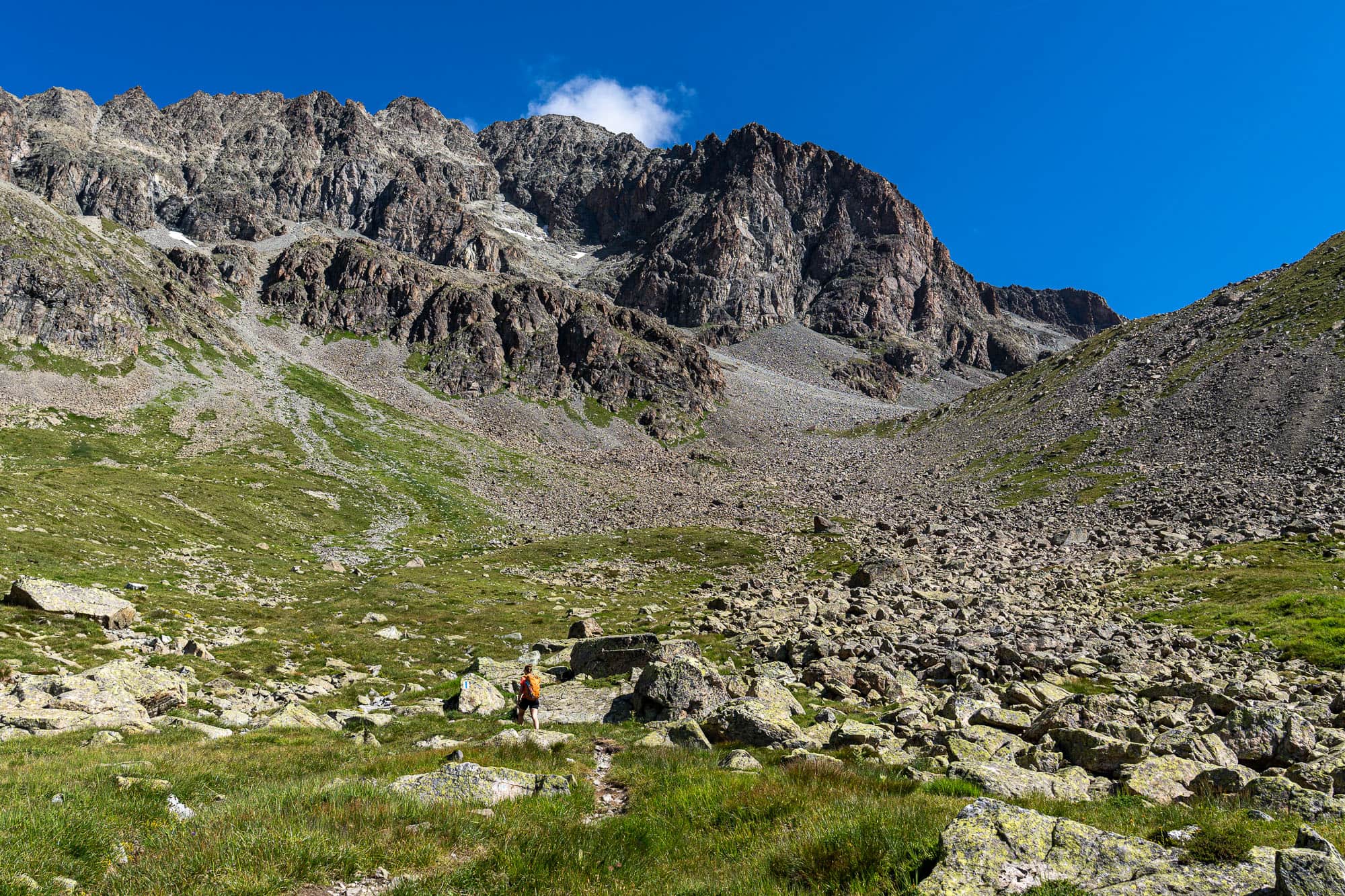 Under the Piz Julier near Muteratsch