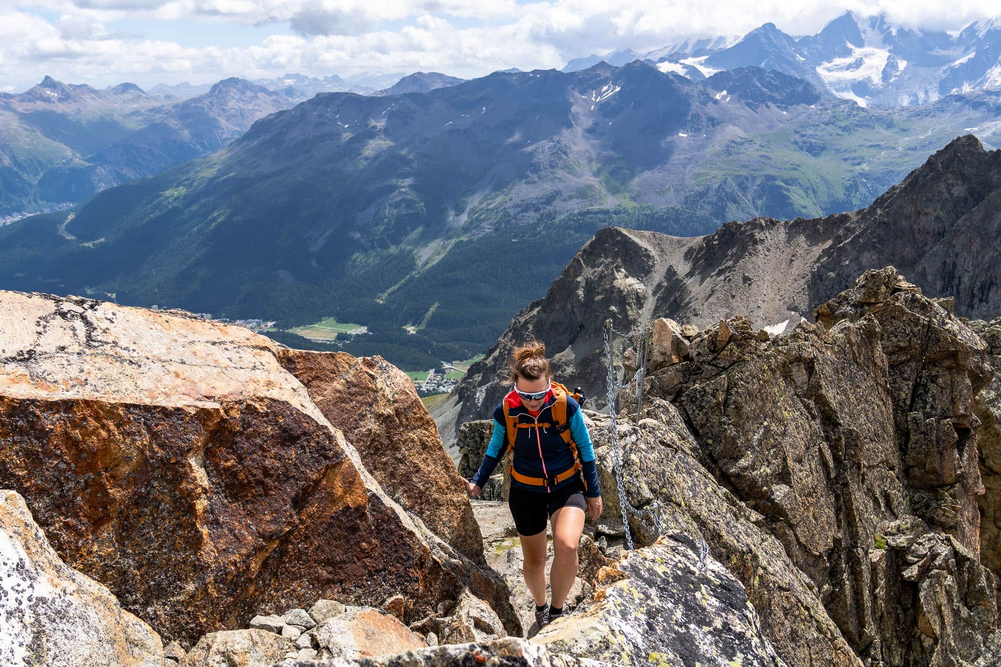 High above St. Moritz