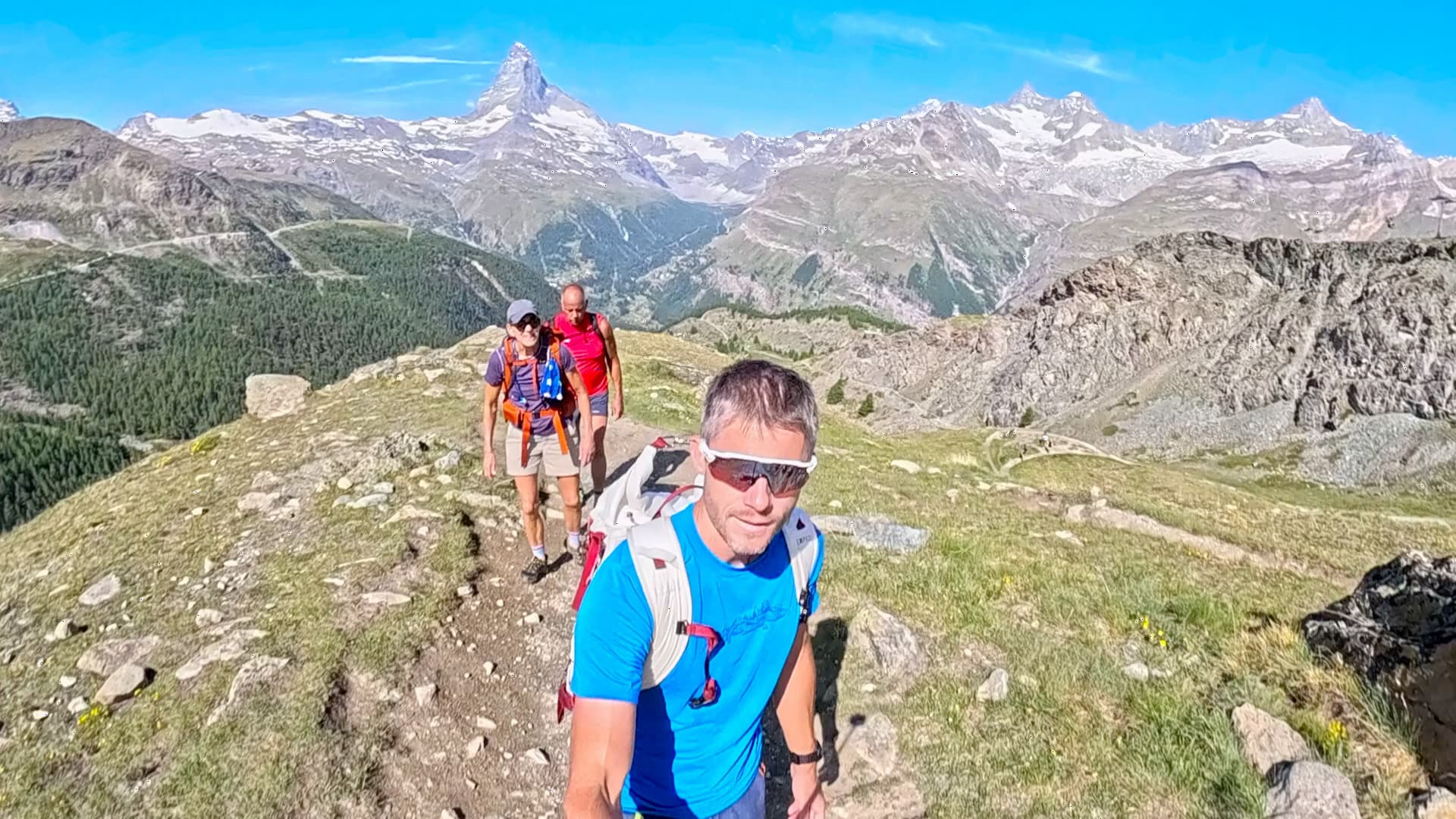 Das Matterhorn im Rücken