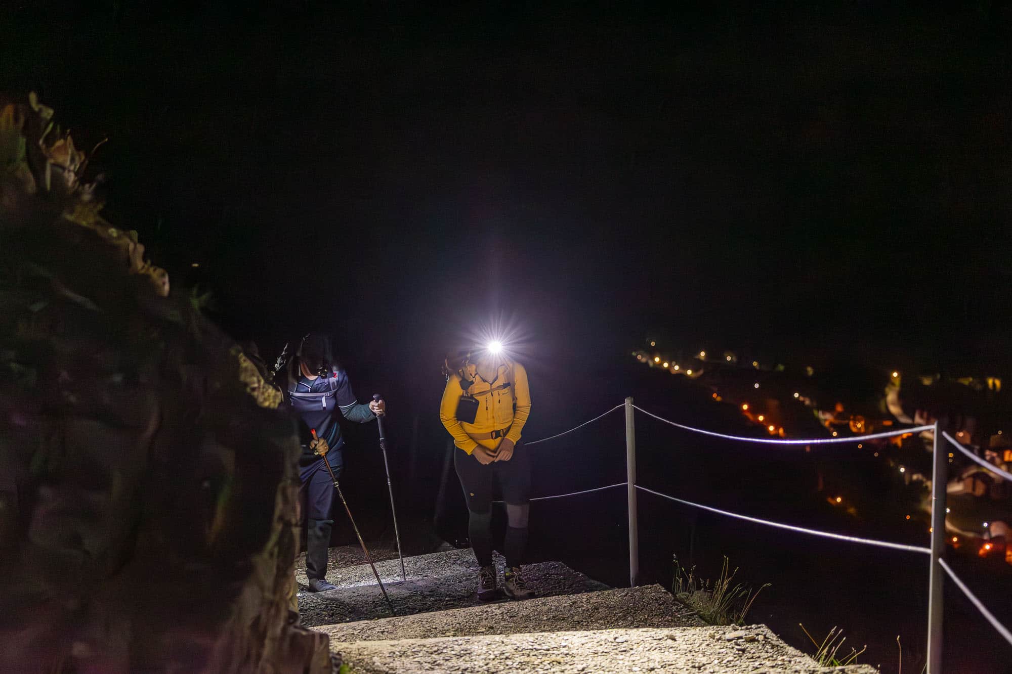 High above Leukerbad